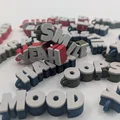 Bộ Sưu Tập Móc Khóa Chữ Cái Có Khớp Nối - Fun Pack - Thumbnail 4
