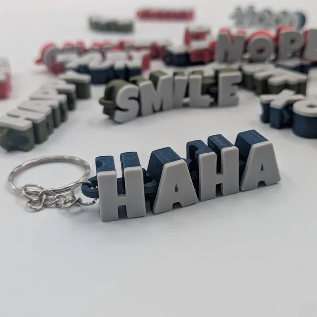 Bộ Sưu Tập Móc Khóa Chữ Cái Có Khớp Nối - Fun Pack - Image 6