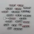 Bộ Sưu Tập Móc Khóa Chữ Cái Có Khớp Nối - Fun Pack - Thumbnail 7