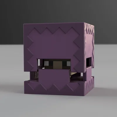 Đồ chơi Fidget hình Shulker Minecraft - Sử dụng switch bàn phím cơ