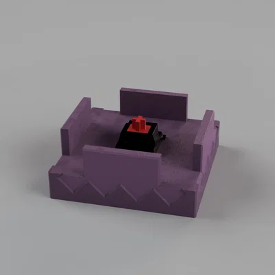 Đồ chơi Fidget hình Shulker Minecraft - Sử dụng switch bàn phím cơ