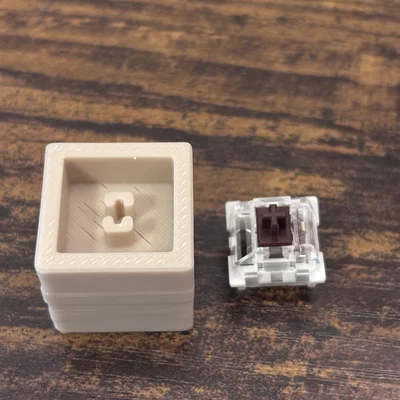 Đồ chơi Fidget hình Shulker Minecraft - Sử dụng switch bàn phím cơ