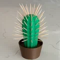 Ống Đựng Tăm Hình Xương Rồng (Không cần AMS!) - Thumbnail 1