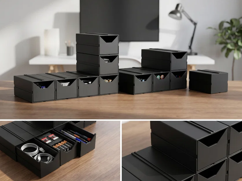 Hệ thống Khay Chia Ngăn Kéo Lắp Ghép Modular - Image 1