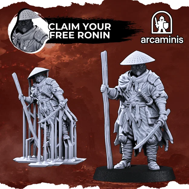 FREE Ronin Samurai | Hỗ trợ sẵn (Pre-supported) - Image 1