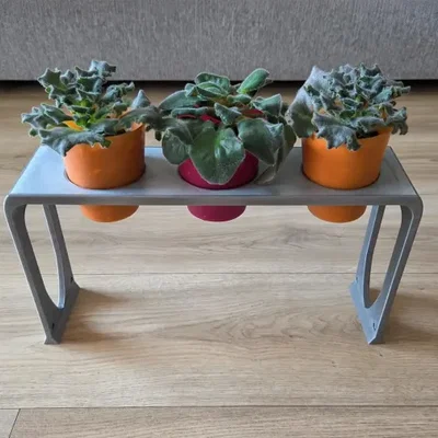 Kệ để cây 3 ngăn (3-slot Plant Stand)