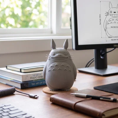 Mô hình in 3D Totoro - Hàng xóm của tôi là Totoro