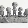 Mô hình linh hồn rừng Kodama (Công chúa Mononoke) • Dễ in - Thumbnail 1