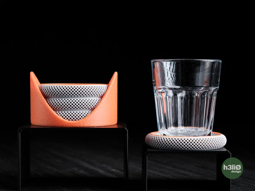 cova • coasters - Bộ đế lót ly xếp chồng phong cách hiện đại - Image 6
