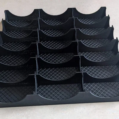 Bộ tổ chức đựng chai tạo vị cho nước (Parametric)