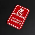 Biển cảnh báo hài hước Do Not Dumb - Mẫu in 3D độc lạ cho văn phòng - Thumbnail 1