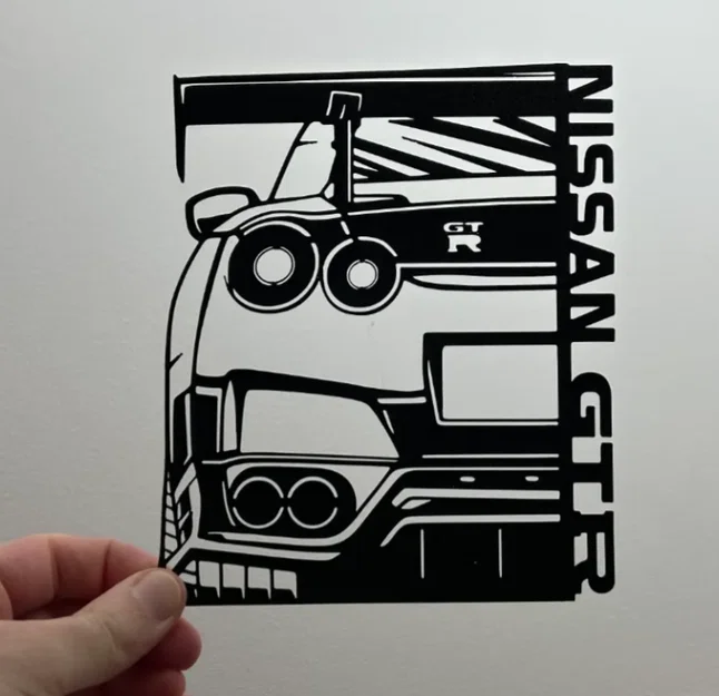 Mô hình trang trí treo tường NISSAN GTR R35 - Image 1