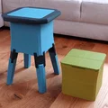 Stool is the box: Ghế đôn thông minh có thể xếp gọn thành hộp - Thumbnail 1
