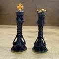 Bộ Cờ Vua Đầu Lâu Gothic – File 3MF Đa Màu & STL Đơn Sắc - Thumbnail 5