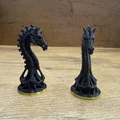 Bộ Cờ Vua Đầu Lâu Gothic – File 3MF Đa Màu & STL Đơn Sắc - Thumbnail 6
