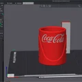 Mini Coleman Chiller Koozie không nắp - Chủ đề Coke và Diet Coke - Thumbnail 3
