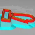 Móc khóa Carabiner xoay có thể tùy chỉnh (Print-in-place) - Thumbnail 4