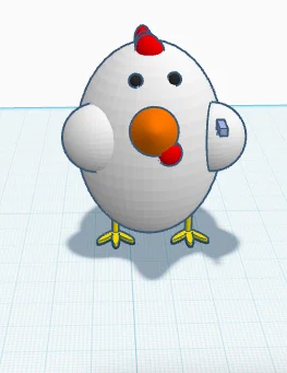 Mô hình chú gà cầm súng vui nhộn in 3D độc đáo - Image 1