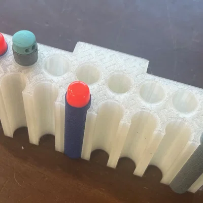 Khay Đựng Đạn Xốp Nerf (Nerf Dart Clip V4) In 3D Tiện Lợi