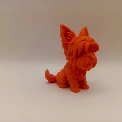 Mô hình tượng chó Terrier