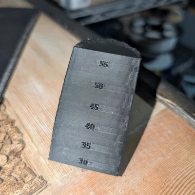 Mô hình test độ dốc cong (Curved Overhang Test) cho máy in 3D