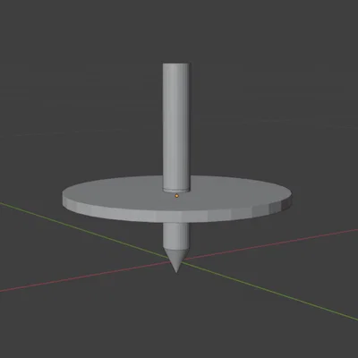 Con quay Spinning Top