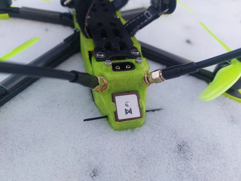 Giá đỡ ăng-ten kép và GPS cho iFlight Nazgul Eco - Image 1