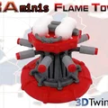 Mô hình tháp phun lửa Flame Ball Shooter trong Red Alert - Thumbnail 1