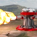 Mô hình tháp phun lửa Flame Ball Shooter trong Red Alert - Thumbnail 4