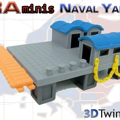 Mô hình xưởng đóng tàu - Boat Yard (Red Alert)