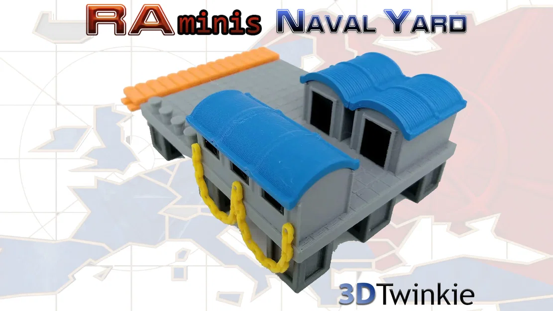 Mô hình xưởng đóng tàu - Boat Yard (Red Alert) - Image 2