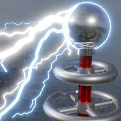 Mô hình Lightning Tower - Tesla Coil (Red Alert)