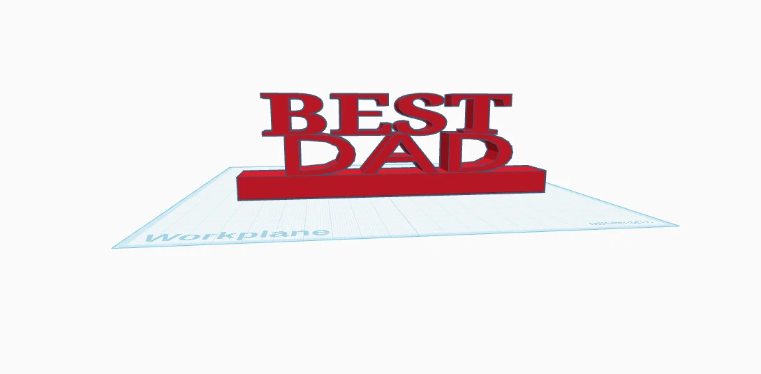 Mô hình 3D quà tặng “Best Dad” ý nghĩa cho Ngày của Cha - Image 1