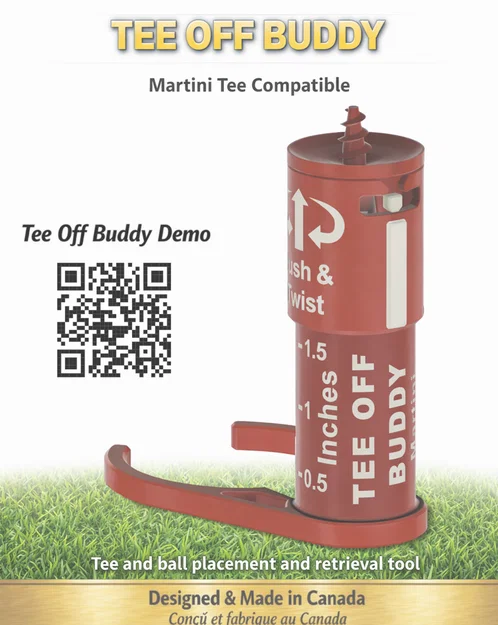 Golf/Hỗ trợ người chơi - Phụ kiện Tee Off Buddy cho bóng Golf & Martini Tee - Image 1