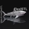 Mô hình cá mập Flexi Great White Shark in 3D linh hoạt cực chất - Thumbnail 1