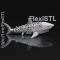 Mô hình cá mập Flexi Great White Shark in 3D linh hoạt cực chất - Thumbnail 2