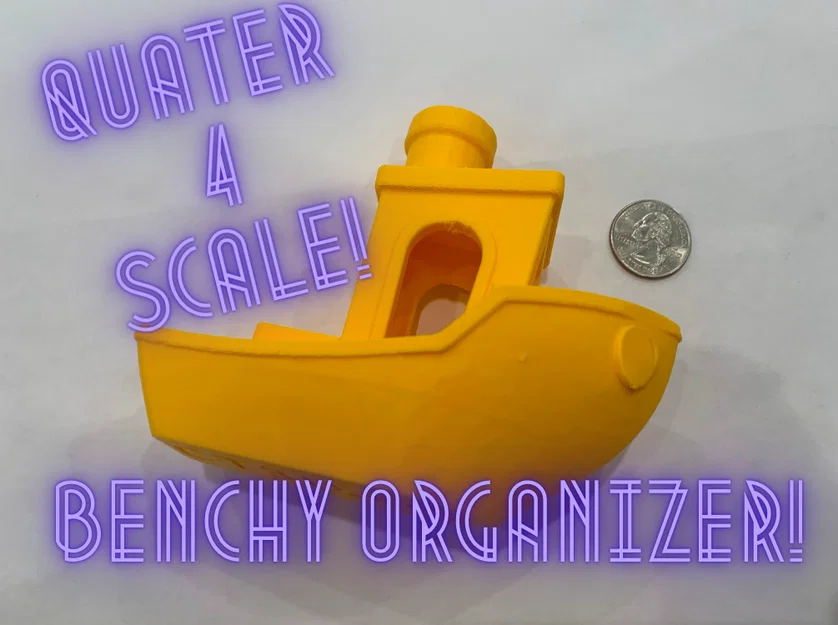 Khay đựng đồ để bàn hình thuyền Benchy (Cho phép bán thương mại!!!) - Image 1