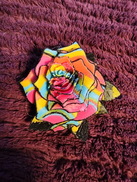 Hoa Hồng Cầu Vồng (Rainbow Rose) - Image 1