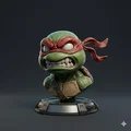 Mô hình 3D tượng bán thân Raphael Ninja Rùa (TMNT) độc đáo - Thumbnail 2