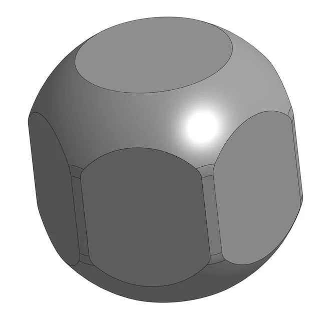 Quả bóng Squishy hình lục giác (In bằng TPU không cần support) - Image 1