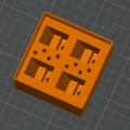 Khay đựng hot end Creality K2 Plus chuẩn Gridfinity 2x2 - Thumbnail 3