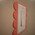 Khung viền công tắc đèn 3D trang trí dạng kẹp đơn giản, tinh tế - Thumbnail 2