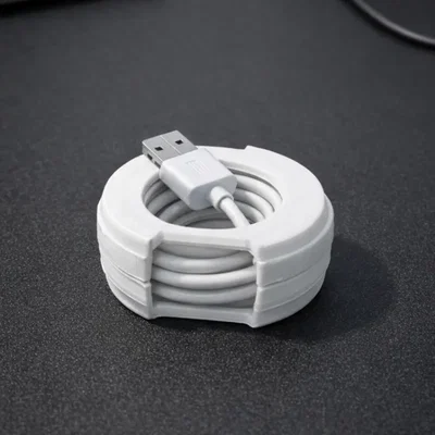 Bộ giữ dây cáp USB dạng lắp ghép – Phụ kiện sắp xếp bàn làm việc