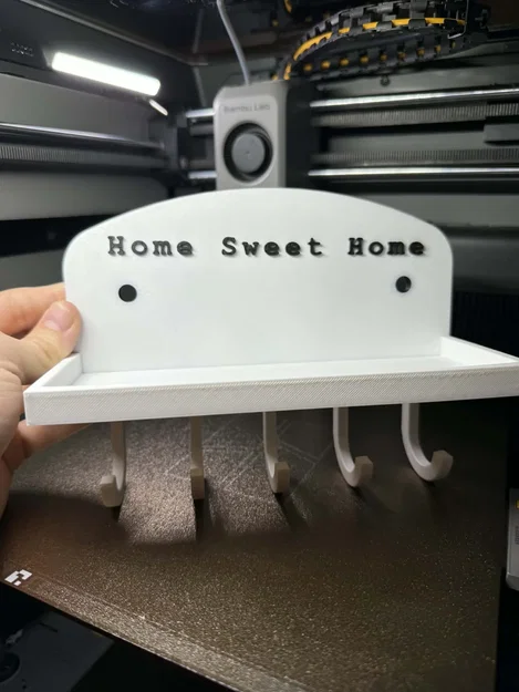 Kệ treo chìa khóa Home Sweet Home – Giá treo đồ treo tường cao cấp - Image 4