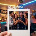 Khung Hình Polaroid "Partytime" - Phụ Kiện Chụp Ảnh Cưới & Tiệc Tùng - Thumbnail 1