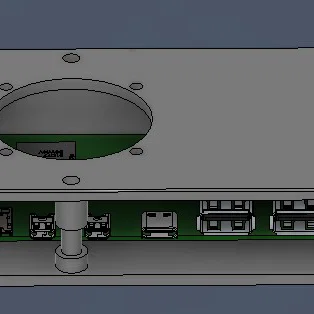 Vỏ Case Cho Raspberry Pi 400 và BTT EBB Gen2 USB Adapter