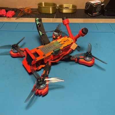 Bộ phụ kiện in 3D cho khung Grinderino (Camera Mount, DJI O4 Pro)