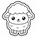 Khuôn cắt bánh quy hình cừu - Thumbnail 1
