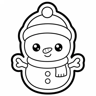 Khuôn Cắt Bánh Quy Hình Người Tuyết