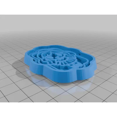 Khuôn cắt bánh quy hình bảng tên (Plaque Cookie Cutter)